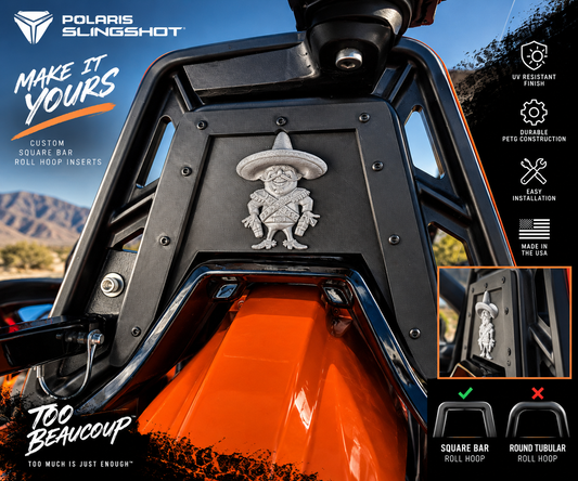 Custom Polaris Slingshot Square Bar Roll Hoop Insert